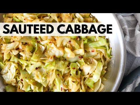Delicious Sauteed Cabbage Recipe | No pork bacon needed!