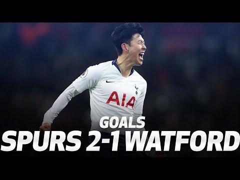 HEUNG-MIN SON AND FERNANDO LLORENTE GOALS | Spurs 2-1 Watford
