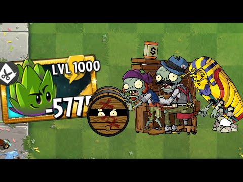DARTICHOKE LEVEL 1000 vs WEST ZOMBIES Level 10   Plants vs Zombies 2 Epic Hack