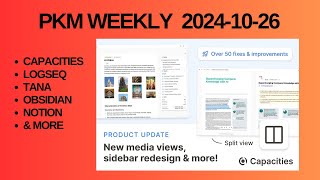 PKM (Personal Knowledge Management) Weekly Update 2024-10-19