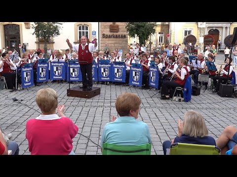 Stadtkapelle Kulmbach  "Europa Unita" Marsch   Platzkonzert 24.07.2025