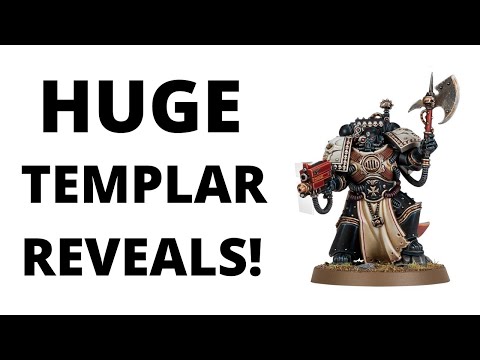 Huge Black Templar Model Reveals - Primaris Sword Brethren, Castellan and Upgrade Sprue!
