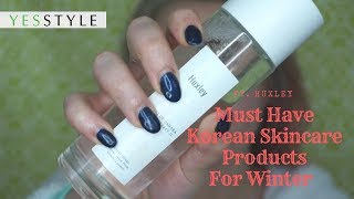 Must Have Korean Skincare Products For Winter | Huxley