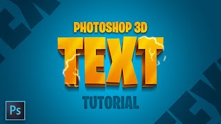 How to Make 3D Text in Photoshop (EASY!!) - Tutorial by EdwardDZN