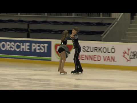 2016 Santa Claus Cup: Lika BONDAR / Artem KOVAL (UKR) - ID Non-ISU Basic Novice PD, Fourteenstep