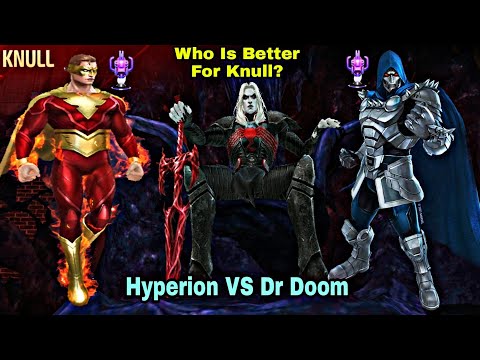 Hyperion VS Doctor Doom WBL Knull Comparison - Marvel Future Fight