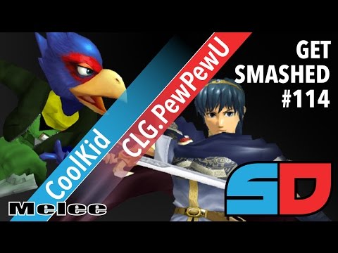 Get Smashed #114 - Winner Semis: CoolKid (Falco) vs CLG.PewPewU (Marth)