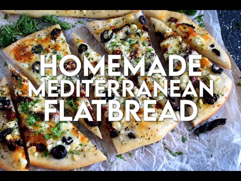Homemade Mediterranean Flatbread