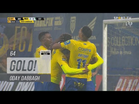 Goal | Golo Oday Dabbagh: FC Arouca (2)-0 Estoril Praia (Liga 22/23 #15)