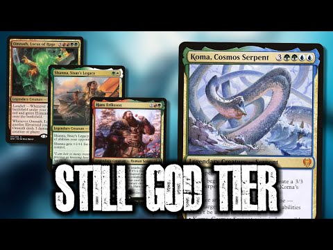 Magic Online EDH Gameplay | Koma vs Shanna vs Omnath vs Hans Eriksson | tribalkai