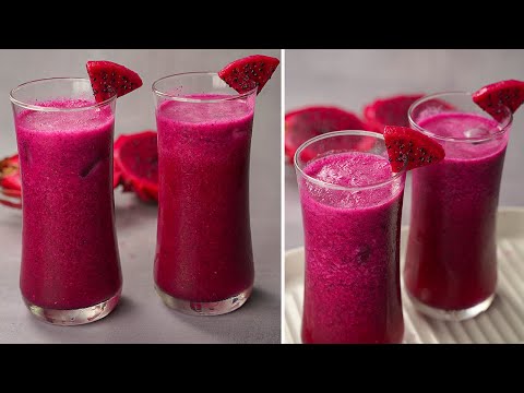 Dragon Fruit Juice Recipe | How To Make Dragon Fruit Juice | Yummy