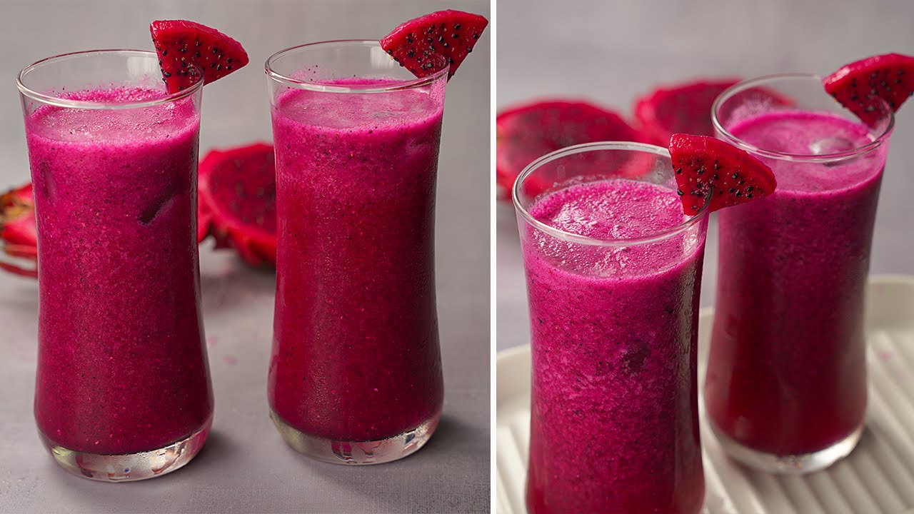 Dragon Fruit Juice Recipe | How To Make Dragon Fruit Juice | Yummy