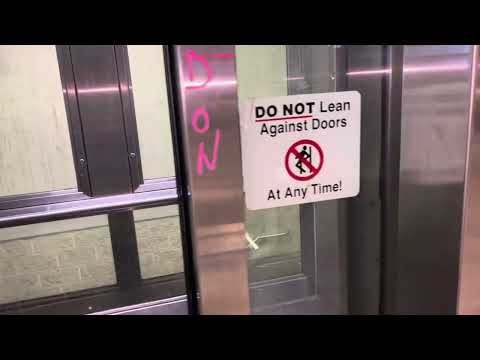 LOUD FAN!!! Montgomery? Hydraulic Elevators at 13th St MFL SEPTA Station in Philadelphia, PA