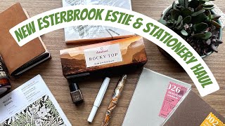Amazing Stationery Haul NEW Esterbrook Estie! Traveler's Notebook & National Park Field Notes