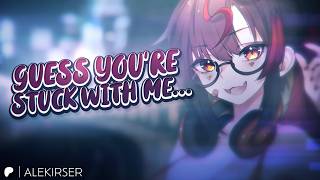 ASMR || Your Friend’s Older Sister Misses the Last Train… Now It’s Just You Two [Friends to Lovers]