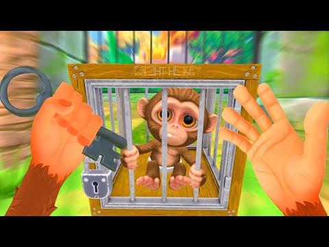 Can I FREE The Baby Monkey In I Am Monkey VR?