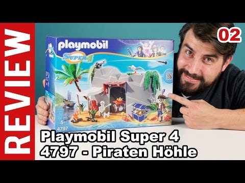 Playmobil Super 4 - Schwarzpulverinsel - Piraten-Höhle 4797 - Review, Vorstellung & Meinung