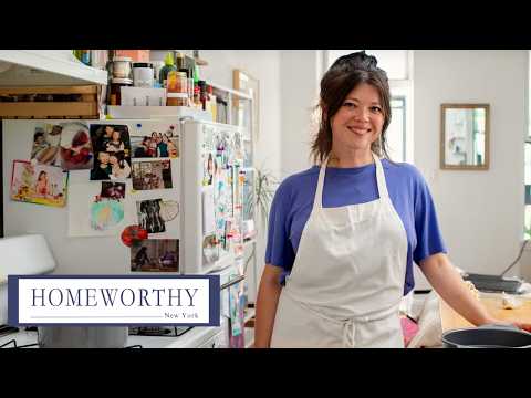 A Tiny Brooklyn Apartment Filled with Art, Baking & Personality | NYC Apartment Tour