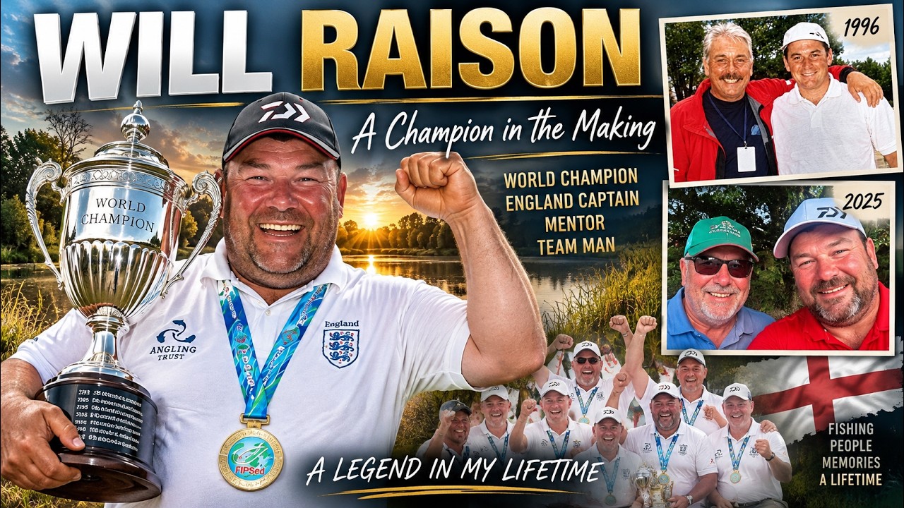 Will Raison celebrating his World Championship victory