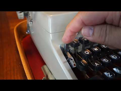 Facit Privat (TP1) typewriter carriage lock & release