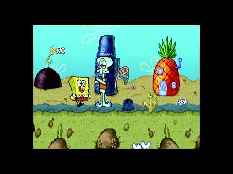 PlayStation Classic Gameplay - SpongeBob SquarePants: SuperSponge