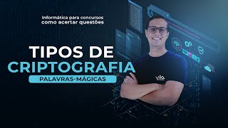 Informática concursos - Tipos de CRIPTOGRAFIA e Chaves. Professor Danilo Vilanova #oPior