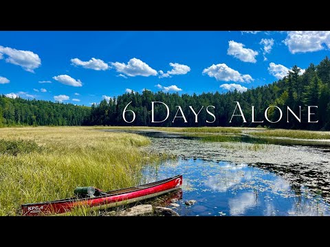 6-Day Solo Wilderness Canoe Trip in Algonquin Park