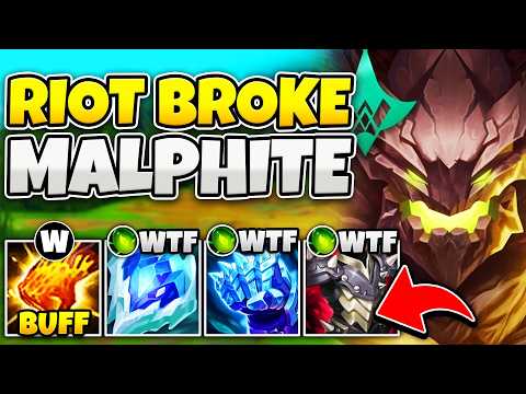 RIOT BUFFED JUNGLE MALPHITE AND IT'S GIGA BROKEN NOW! (FASTEST CLEAR SPEED EVER?)