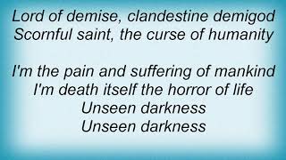 Sinister - Unseen Darkness Lyrics