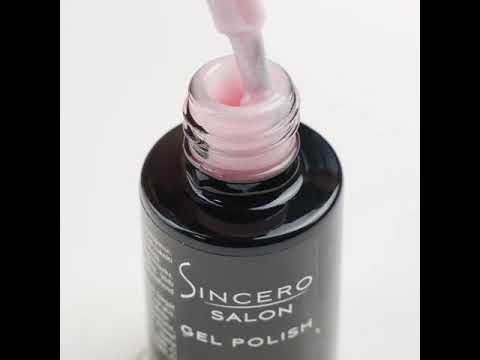 SINCERO SALON gelinis nagų lakas CRYSTAL PINK, 697, 6 ml