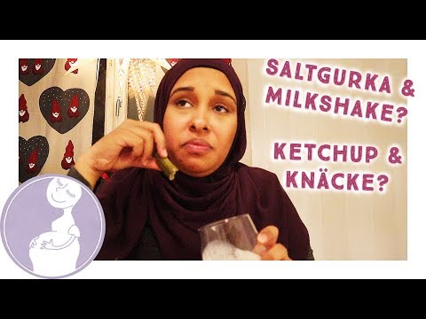 Testar knäppa gravidcravings! - Mariam & Moshi vecka 37