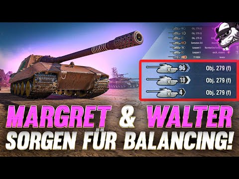 Margret & Walter provide balance and big blows! [World of Tanks - Gameplay - German]