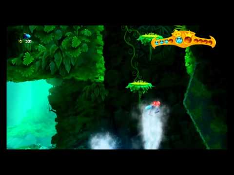 Rayman Legends (Wii U) - BtO: Jibberish Jungle (1-5) - Climb Out