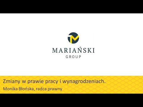 Zmiany w prawie pracy i wynagrodzeniach cz 1