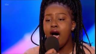 BGT 2017 AUDITIONS  = SARAH IKUMU SINGS AND I AM TELLING YOU