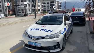 Bolu Sokaklarında Trafidar Mesaisi Aşırı Hız Yapanlar Yandı