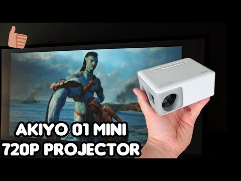 Akiyo 01 720p Mini Projector - Short Review "VERY COMPACT HD PROJECTOR!!"