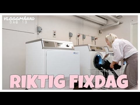 Vloggmånad dag 13: TAR TAG I MITT LIV - TVÄTTAR & STÄDAR