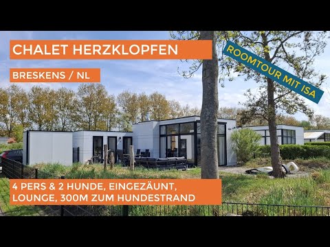 Hunde willkommen Breskens / Zeeland Chalet Herzklopfen mit Zaun & Lounge Nr. B92