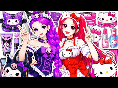 🎀Paper DIY🎀 KPOP DEMON HUNTERS Rumi Skincare + Makeup Blind Bag Unboxing ASMR | RESCUING MIRA RUMI