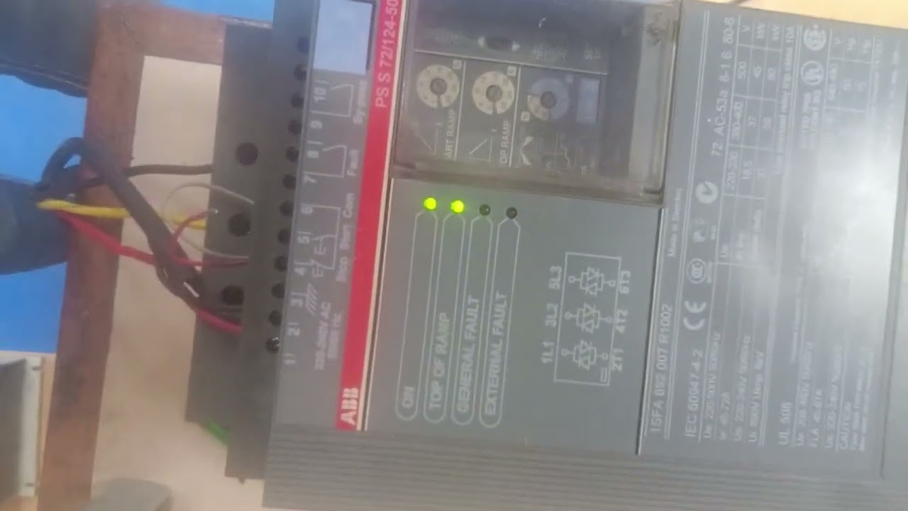 ABB SOFTSTARTER PSS72124 500L