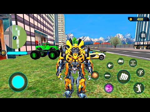 Flying Jet Robot Car Transform Games #1 Android gameplay