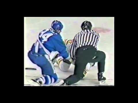Quebec Nordiques at Boston Bruins Brawl 2 01 88