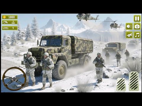 New Army Truck Driving Games 2026 - US Offroad Army Truck Simulator 3D -  Android Gameplay