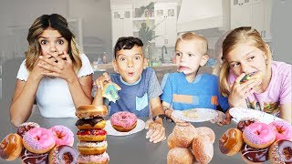 LAST TO LEAVE the TABLE with Donuts!