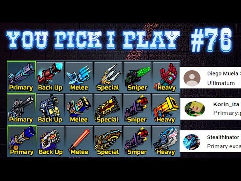 You Pick,I Play! #76 - Pixel Gun 3D (Can we get 400 likes?)