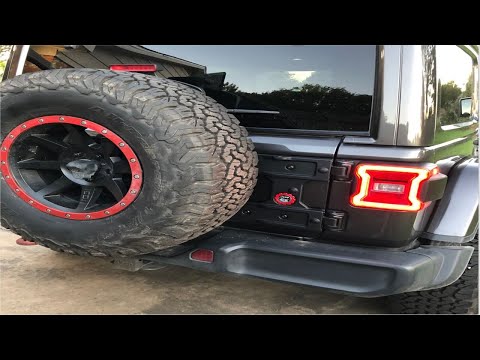 Installing the Mopar Tailgate Reinforcement on my 2 door JL