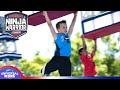 AMERICAN NINJA WARRIOR JUNIOR Paxton From Ninja Kidz TV Hangs On For The Win
