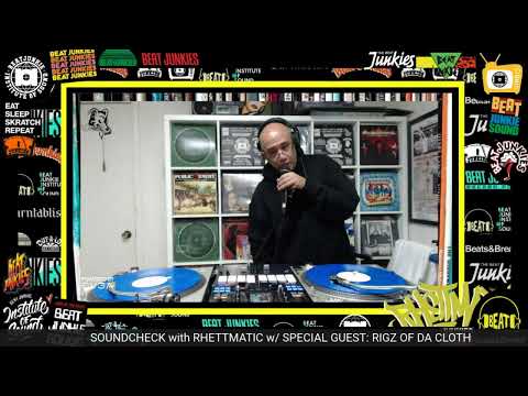 SOUNDCHECK with RHETTMATIC - Special Guest: RIGZ OF DA CLOTH (1/25/2022)