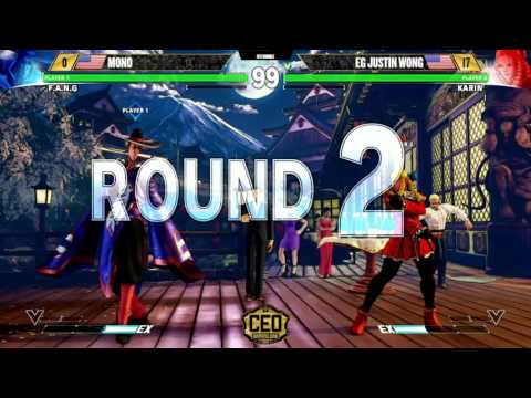 "BBR" SFV AT CEO2016 - MONO vs EG JUSTIN WONG (1080p HD)